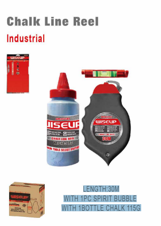 WISEUP Industrial Chalk Line Reel