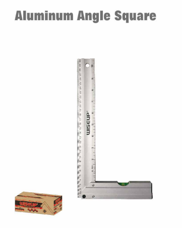 WISEUP Aluminum Angle Square – 25 Cm