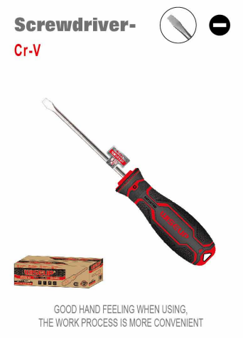WISEUP Slotted Screwdriver – 6" × 6 Mm