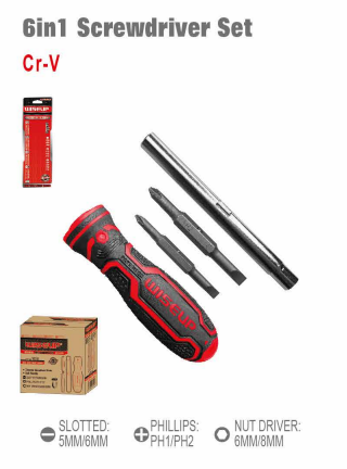 WISEUP 6-in-1 Screwdriver