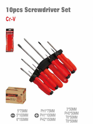 WISEUP 10-Piece Screwdriver Set