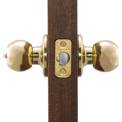 Secure Keyed Door Knob – Brass Finish 400C 3 COPA ENTRY