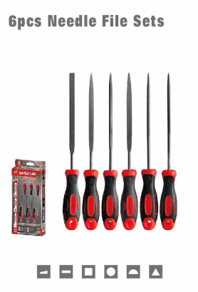 WISEUP 6-Piece Needle File Set