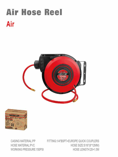 WISEUP 20 M Air Hose Reel 5/16"
