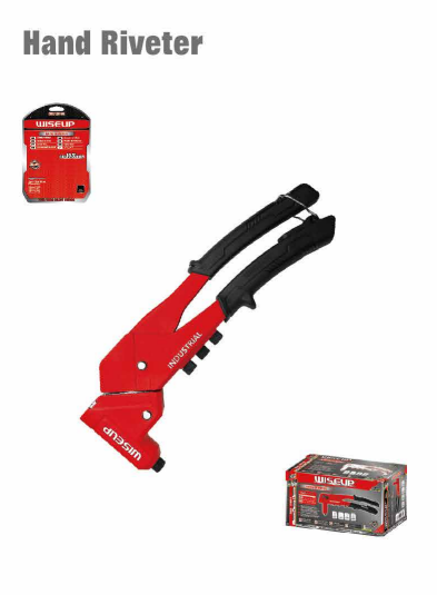 WISEUP Heavy-Duty Articulated Hand Riveter 11"