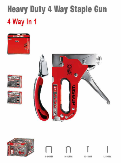 WISEUP Staple Gun With Staples