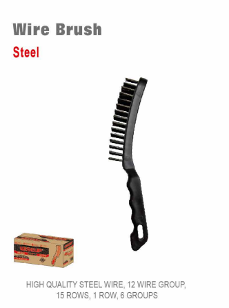 WISEUP Plastic Handle Wire Brush