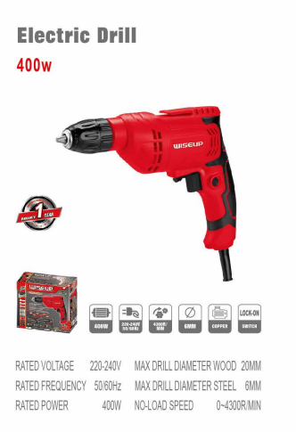 WISEUP Drill 6 Mm 400 W