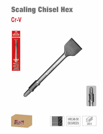 WISEUP H65 Flat Chisel 30 × 400 × 75 Mm
