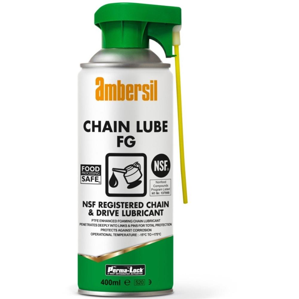AMBERSIL® CHAIN LUBE FG 400ML Lubricating oil for chains and conveyor belts