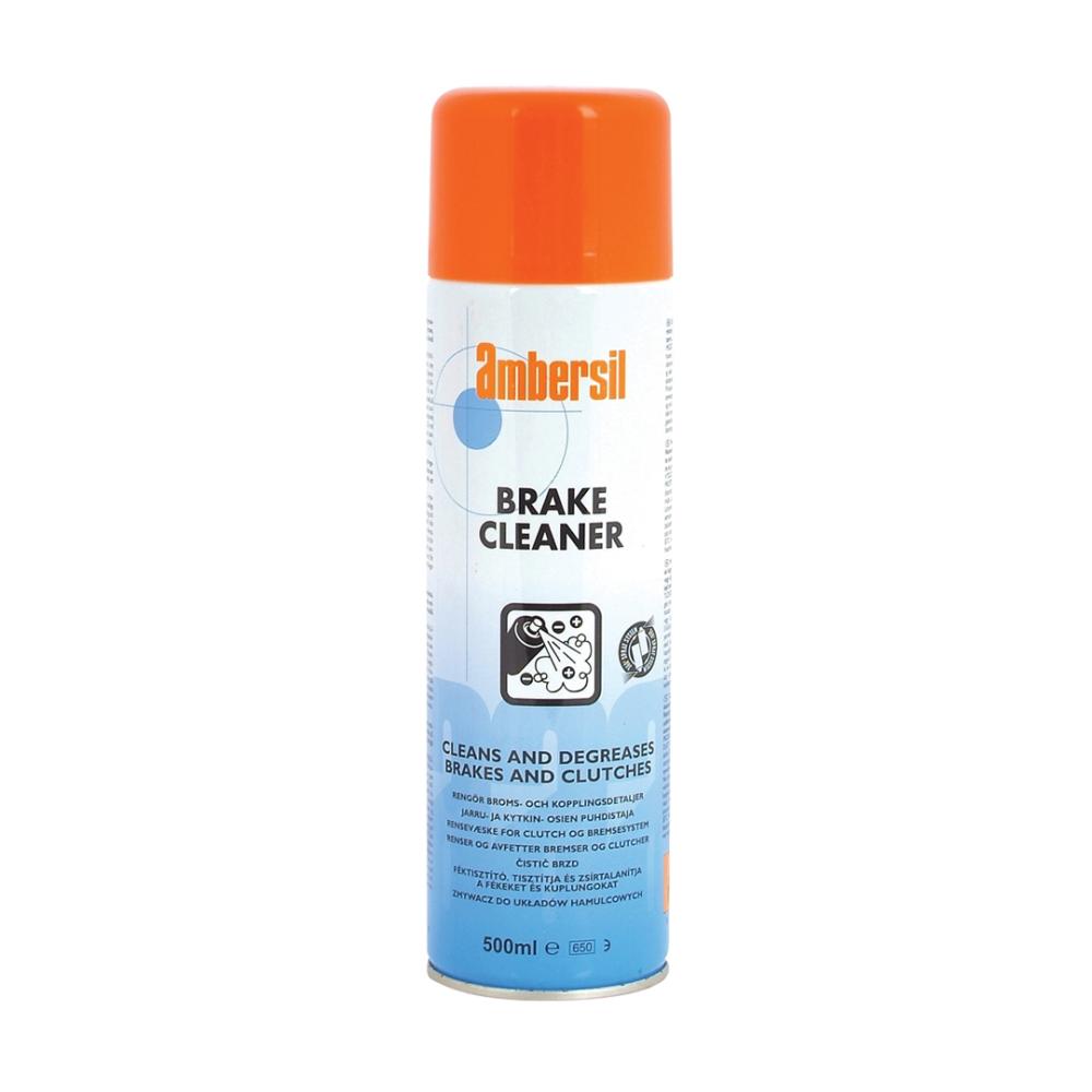 AMBERSIL® Brake Cleaner Spray 500ML  Powerful cleaner and degreaser for brake systems