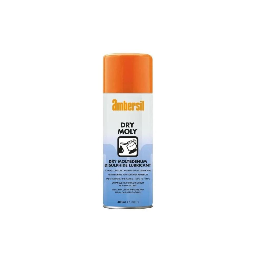 AMBERSIL® Dry Moly 400ML Fast-drying lubricant spray for high loads
