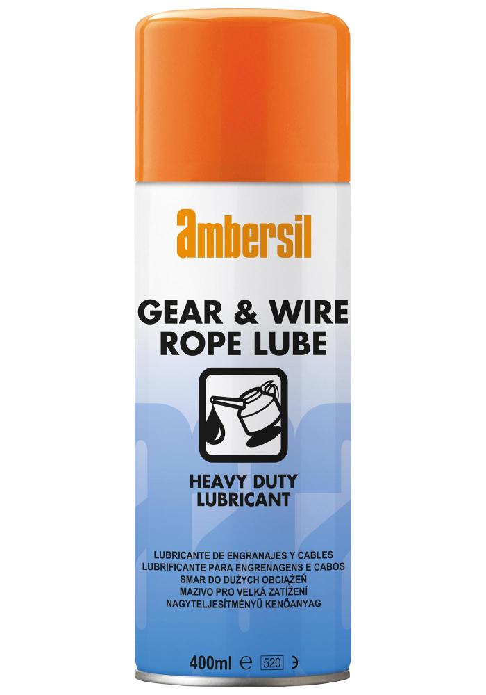AMBERSIL® Gear & Wire Rope Lube 400ML  lubrication spray