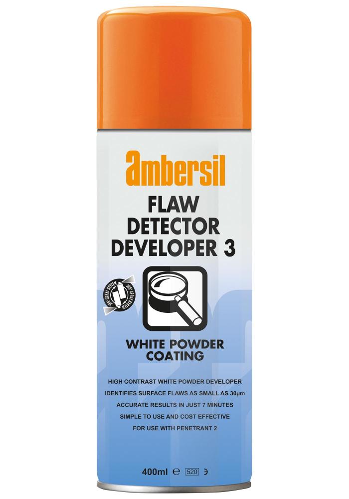 AMBERSIL® FLAW DETECTOR DEVELOPER 3 High-contrast crack detection developer for non-destructive testing (NDT)