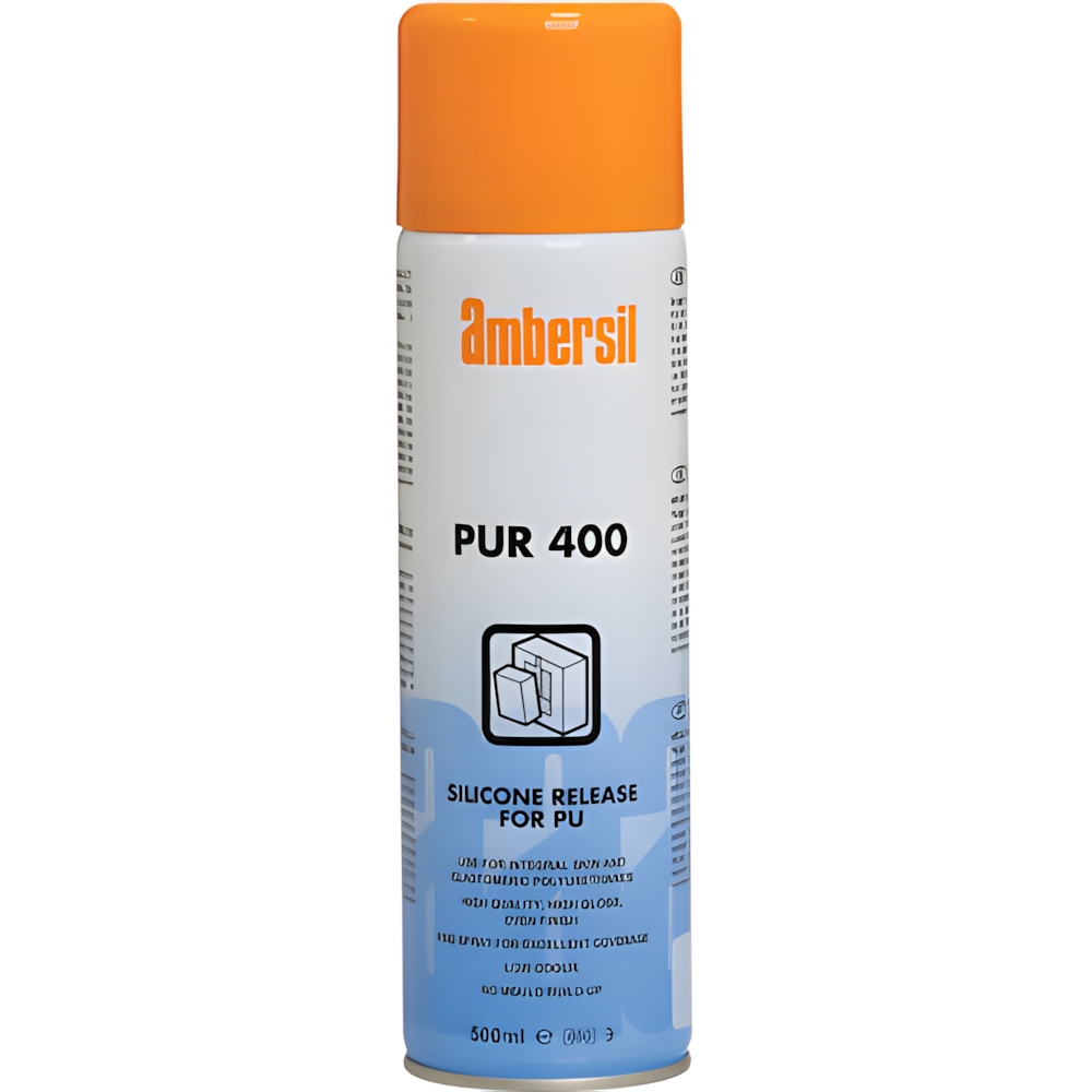 AMBERSIL® PUR 400 500ML Silicone separator for polyurethane with high gloss and clean performance without buildup on molds