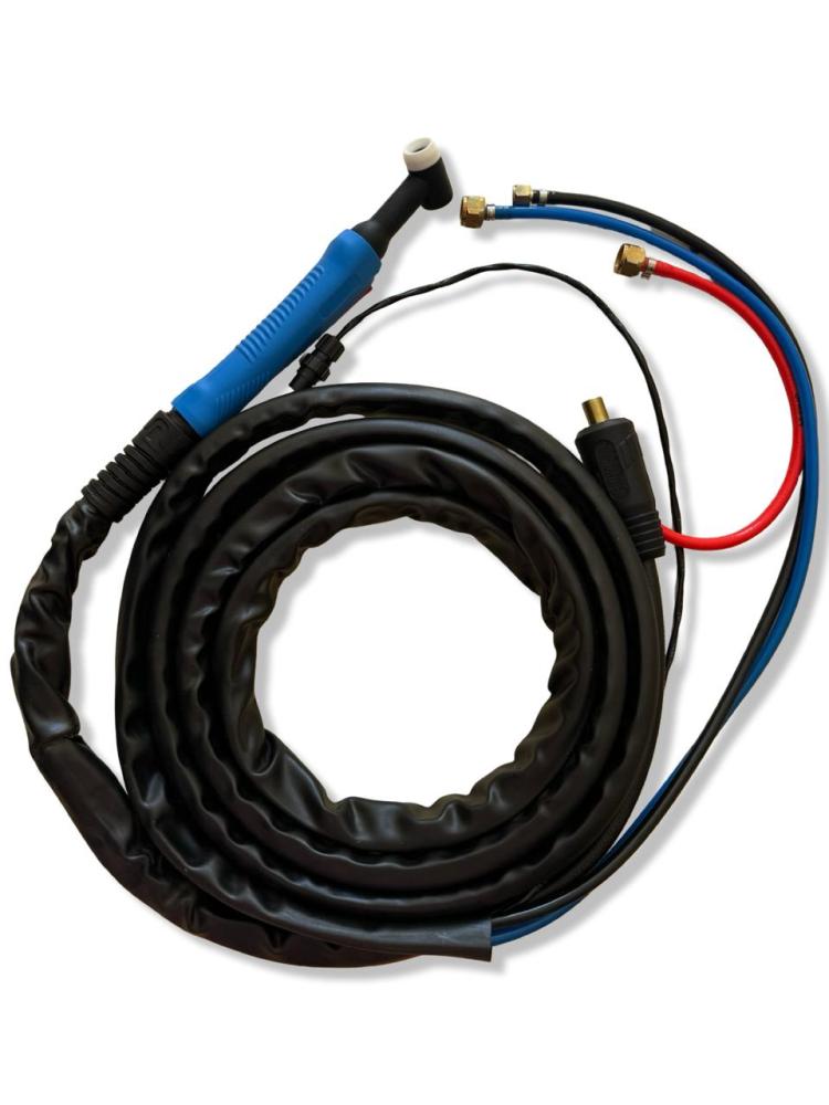 Water-Cooled TIG Torch WP18 - 4 M, Plug Fitting