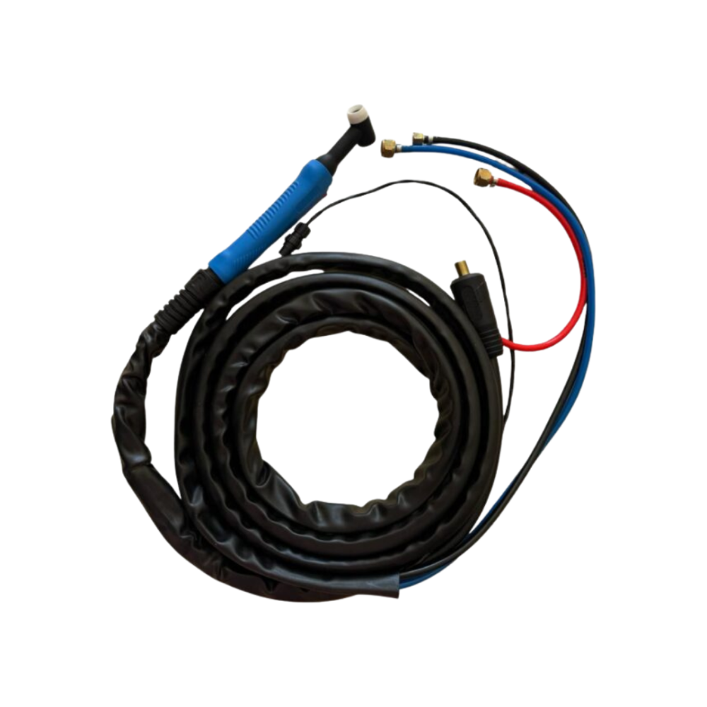 Water-Cooled TIG Torch WP18 - 8 M, Plug Fitting