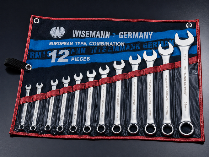 Combination Wrench Set, 12 Pieces