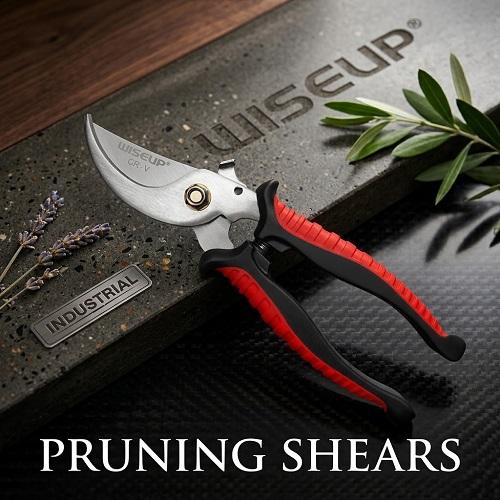 Garden Pruning Shear Bypass Pattern 7.5"/185mm Dipped Handle