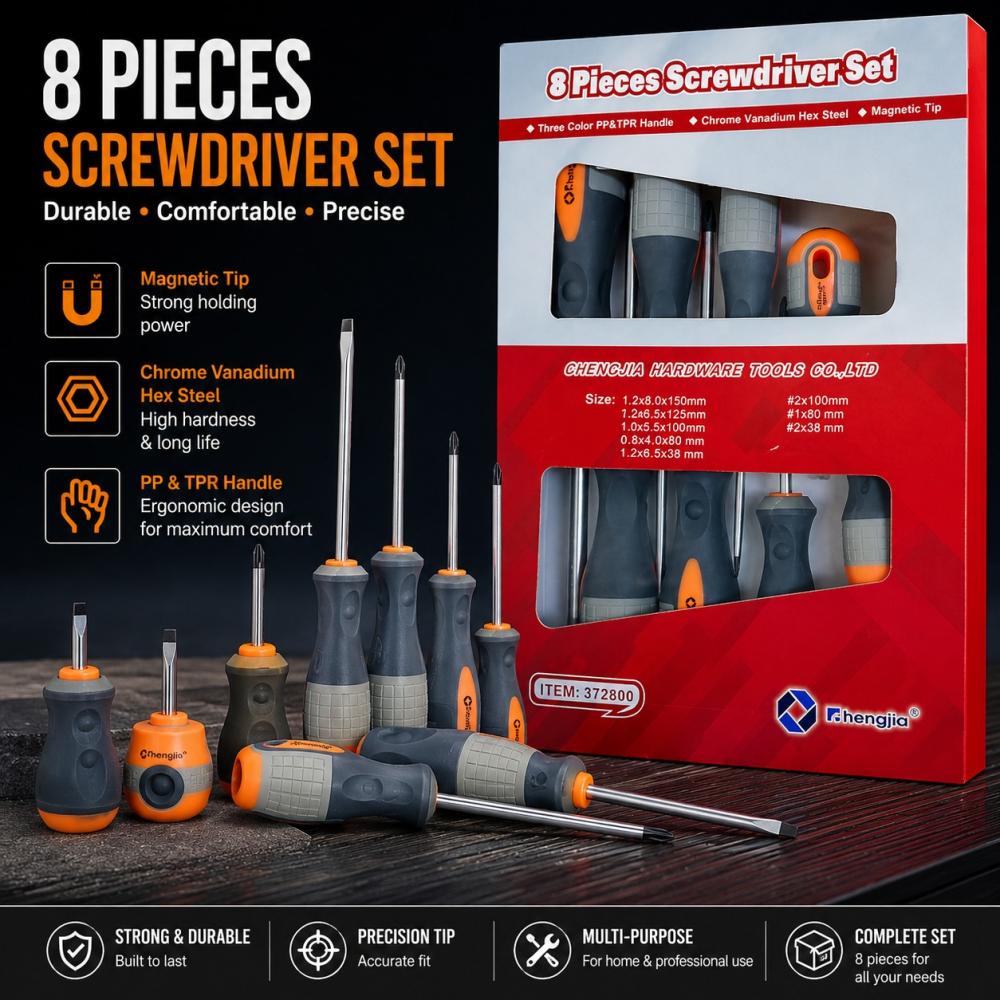 Screwdriver Set 8 Pcs