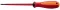 Screwdriver isolated red * orange heavy duty 2.5x75 Unior