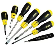 Cushion Grip Screwdriver 6Pcs With Voltage Tester Stanley