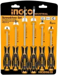 screwdriver 6pcs Ingco