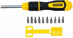Screwdriver Multi Bit Wratchet With 10 Bits Stanley