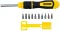Screwdriver Multi Bit Wratchet  With 10 Bits Stanley