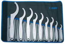 Hook Spanner Wrench 9Pcs Set Unior
