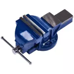 150mm (6") Fixed bench vice with anvil