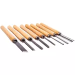 8 Piece wood turning chisel set