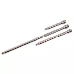 3 Piece 13mm (1/2") drive wobble extension bar set