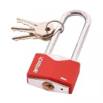 40mm Long shackle rhombic chrome plated iron padlock