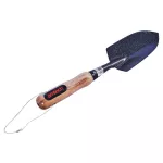 Hand trowel with wooden handle