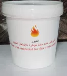 Anti fire iron material for fire resistance textles