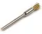 BRASS COATED STEEL PENCIL BRUSH 25 MM