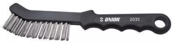 Brush for cleaning disk brake shoes