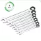 Combination Ratching Spanner Set  Retta  8 Pcs