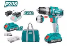 Total Cordless Impact Drill 10mm 20v