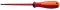 Screwdriver isolated red * orange heavy duty 4x100 Unior