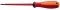 Screwdriver isolated red * orange heavy duty 8 x 175 Unior