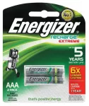 Energizer Rechargeable AAA NiMH 800 mAh batteries