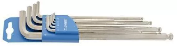 Hex Key Unior 9 pcs Ball End