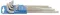 Hex Key Unior 9 pcs Ball End