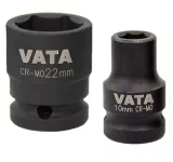Impact Socket 1/2" DR 15 mm Vata
