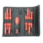 Interchangeable VDE Insulated Screwdriver Set 10 pcs