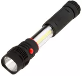 Led torch with side light and magnet back