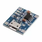Lithium Battery Charger Module – Micro USB 5V 1A