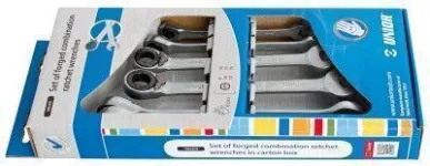 Combination Ratching Spanner Set Unior 6 Pcs